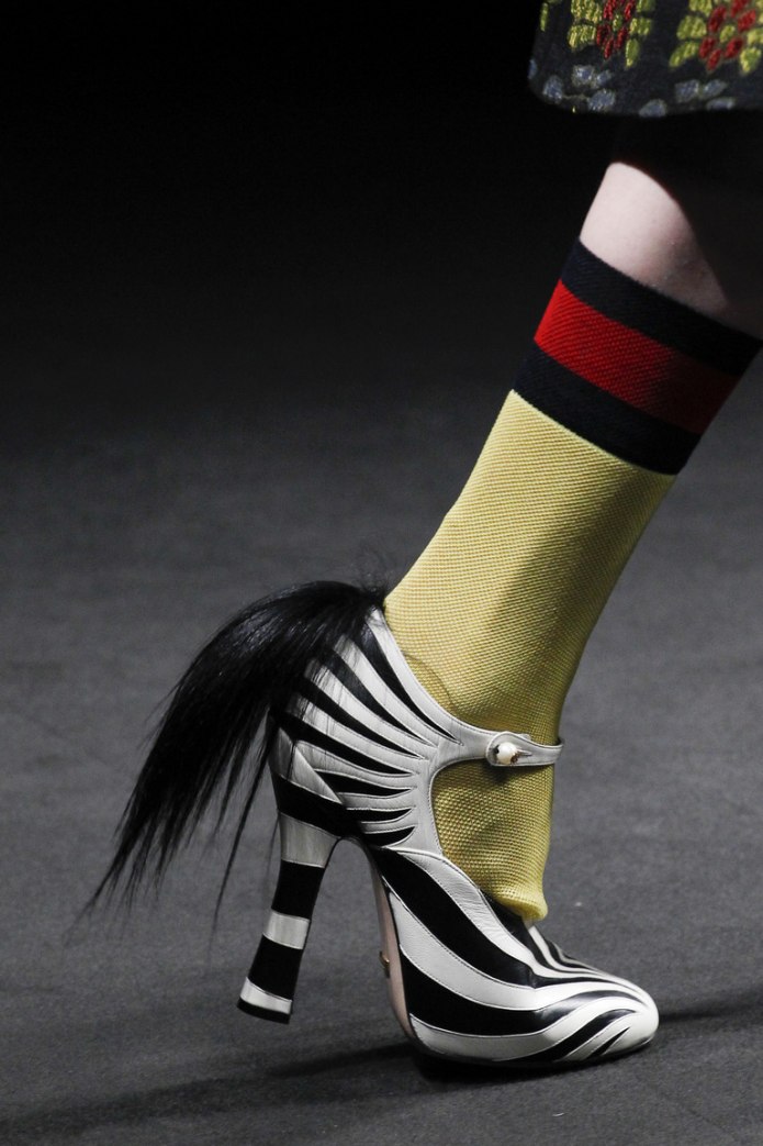Gucci туфли Зебра