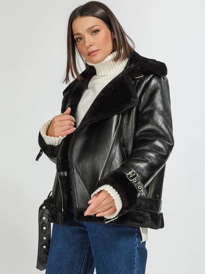 Glabor Leather fur куртки 2015 зима