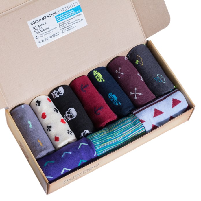 NOSMAG / набор из 10 пар носков moscowsocksclub