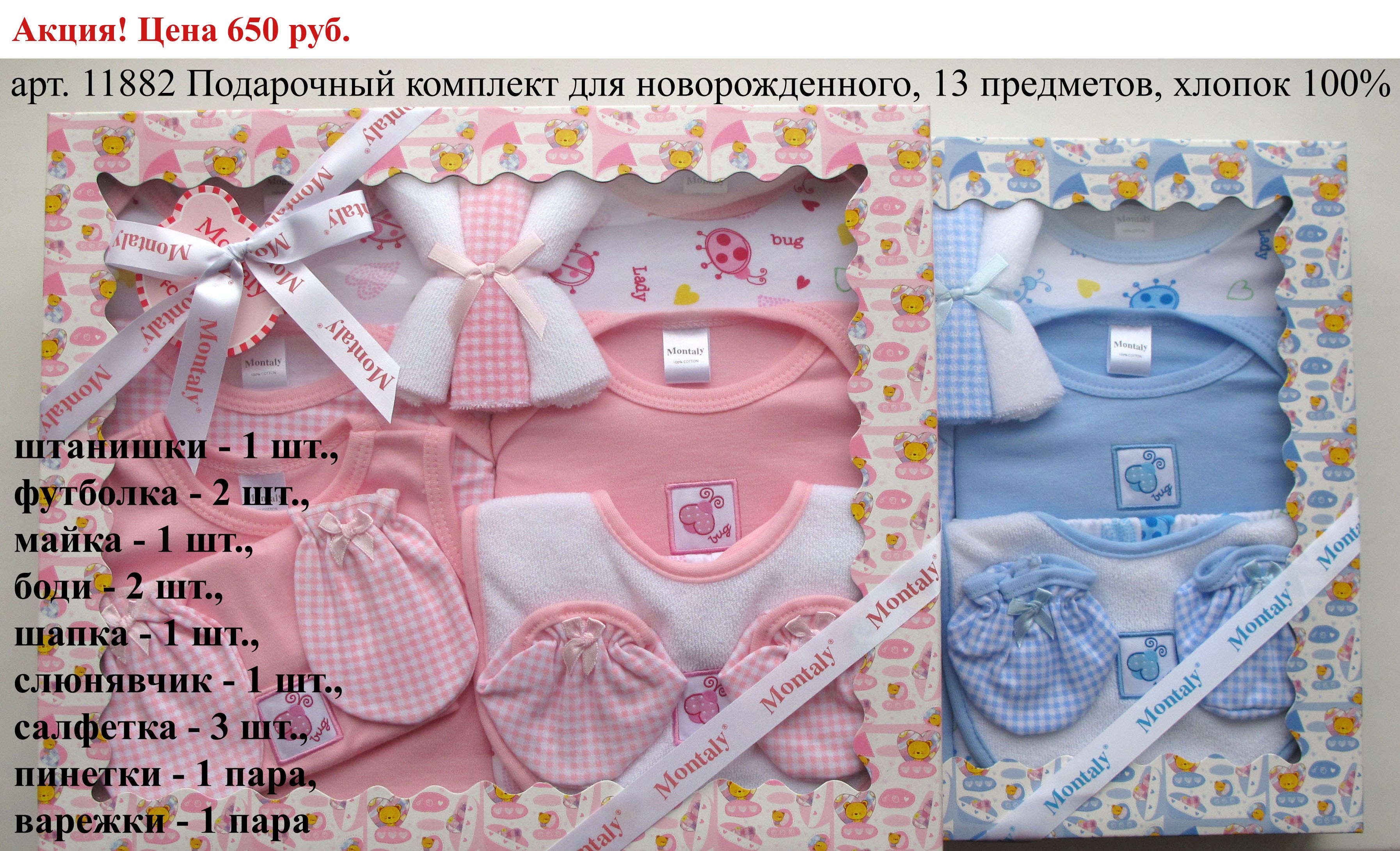 Одежда для новорожденных список