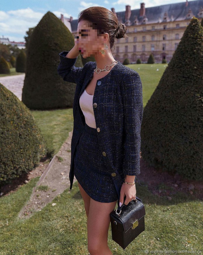 Твидовый костюм Chanel Жаклин