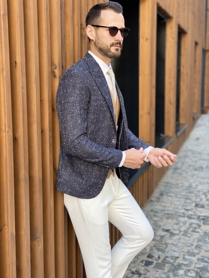 Пиджак мужской Casual модель Грас ПШ js 13247