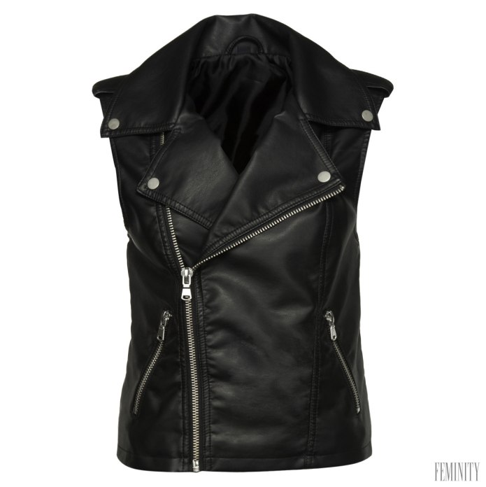 Кожаный жилет Saint Laurent