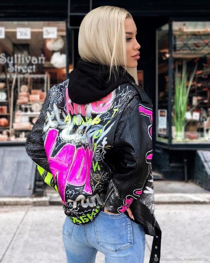 Balenciaga Textured Leather Biker Jacket