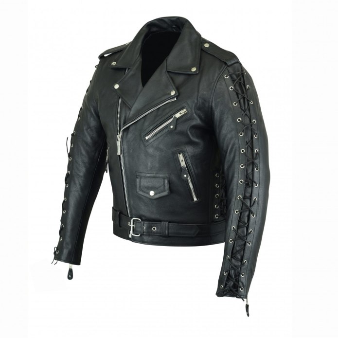 Мужская верхняя одежда Noora Brando Mens Black Leather Jacket Classic Quilted Soft Slim Fit Biker Style
