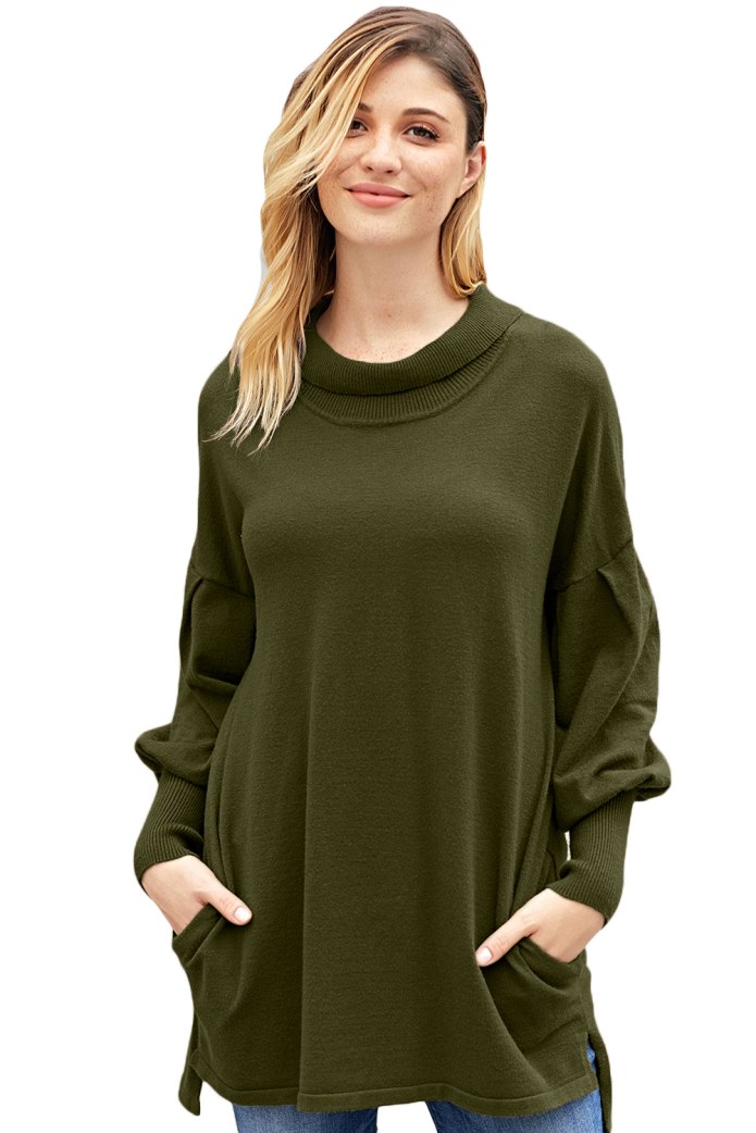 Женский свитер спицами Gazzal Wool 175
