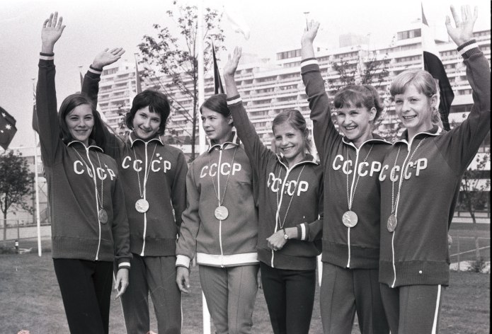Олимпиада 80 спортивная гимнастика сборная СССР