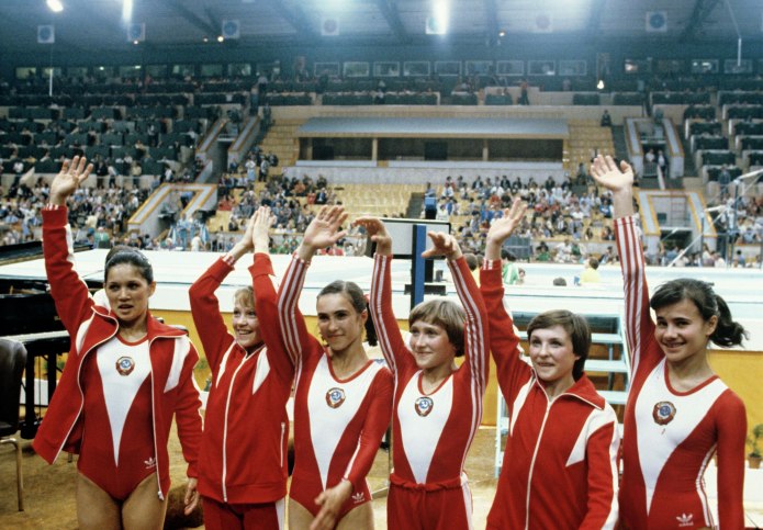 Наталья Шапошникова Олимпийская сборная по спортивной гимнастике 1980