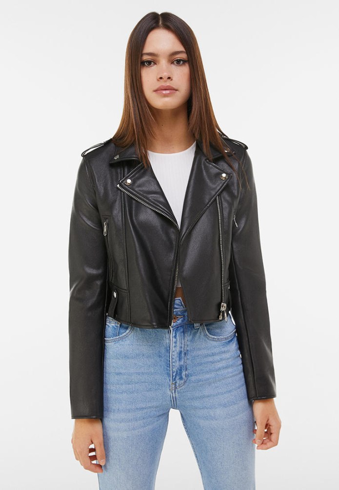 Куртка Bershka байкерская