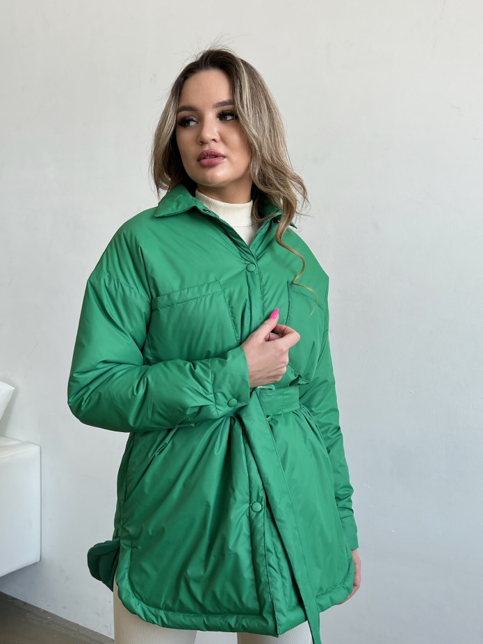 Zara куртка ветровка мятная 5071/021