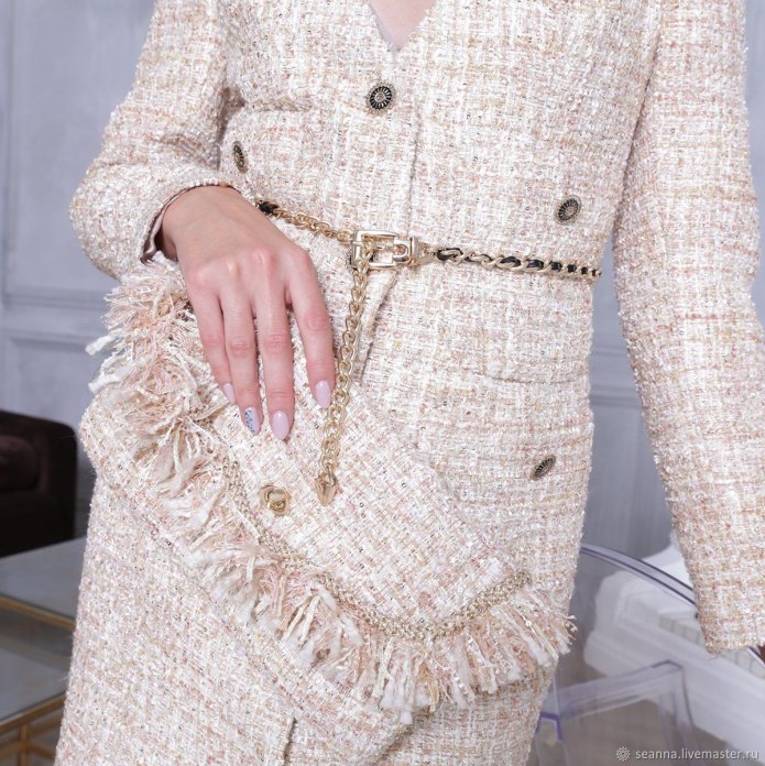 Твидовое платье Chanel
