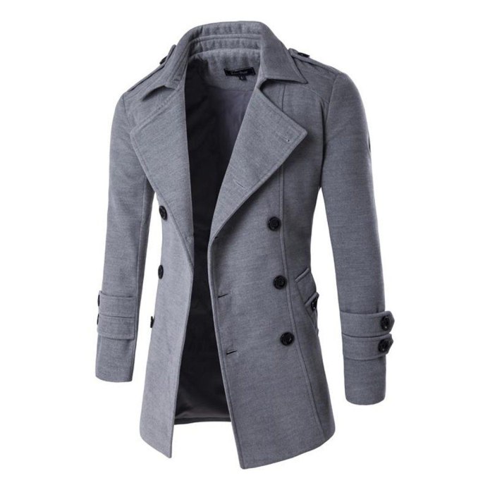 Мужское пальто woolen Coat