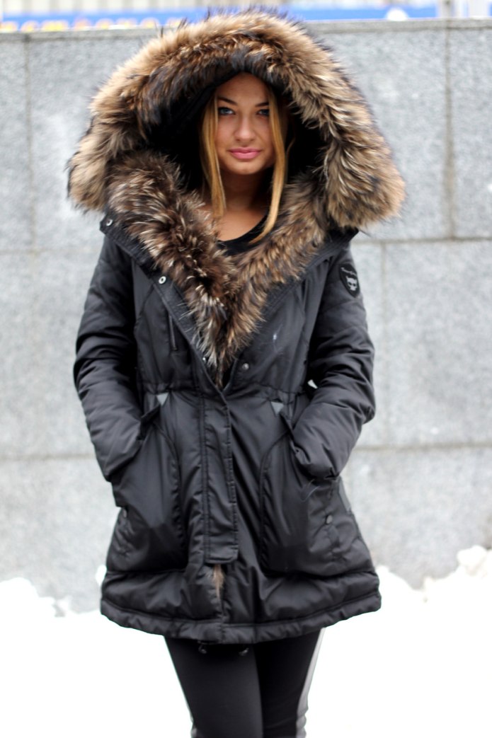 Fox fur lined Parka