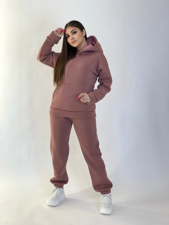 Костюм из футера женский