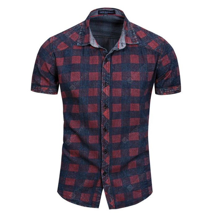 Мужская рубашка smog Fit Slim