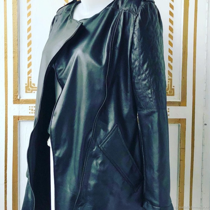 Мужская кожаная куртка BMW z4 Leather Jacket, men, Black