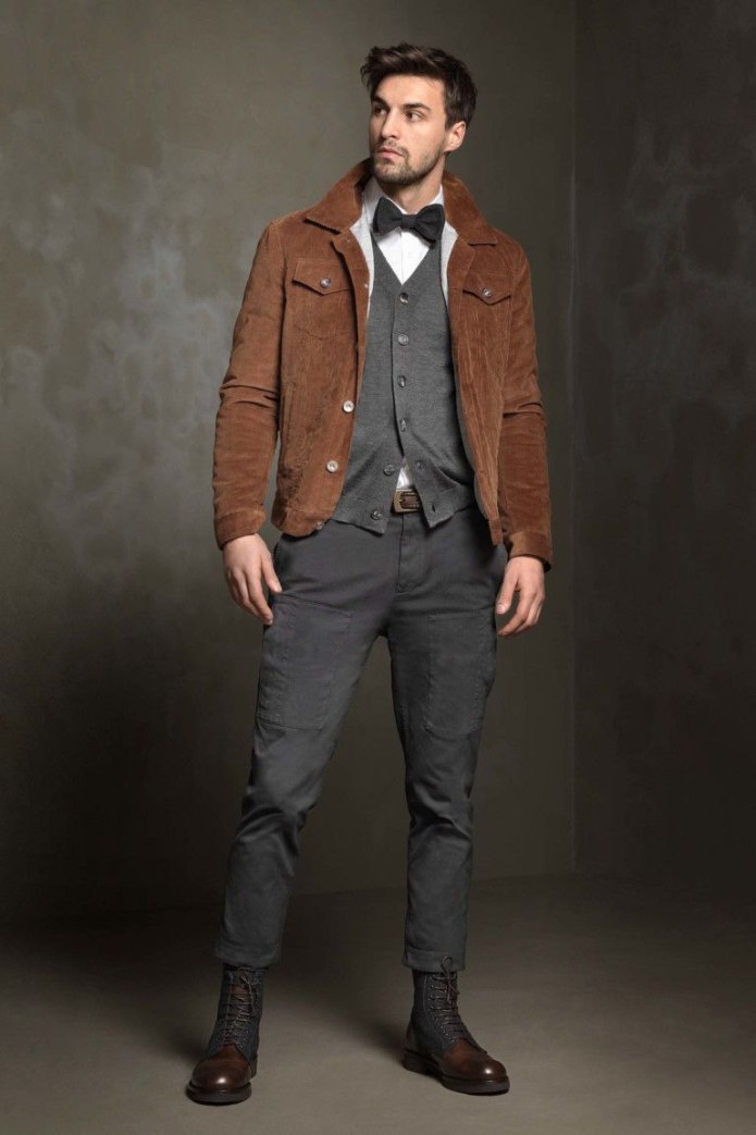 Street Style man тренч