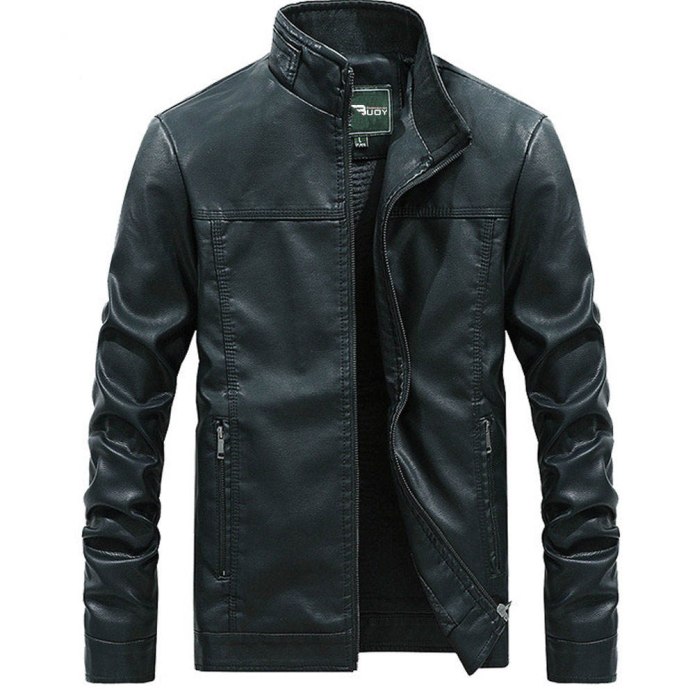 Пальто мужское Solid Stand up Collar Coat