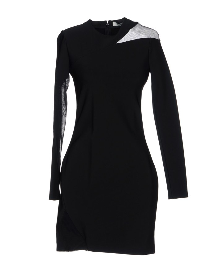 Облегающем платье Mugler