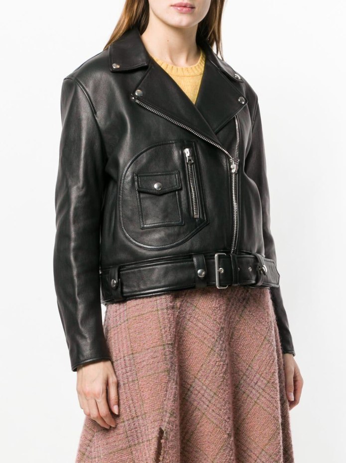 Кожаная куртка acne Studios