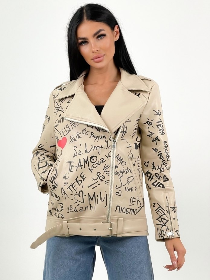 Rock Merch косуха кожаная мужская