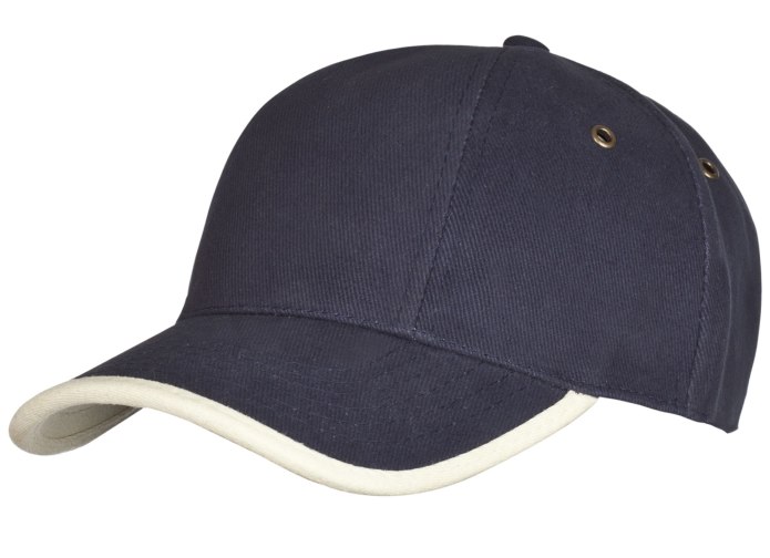 Бейсболка Unit trendy, серая с черным