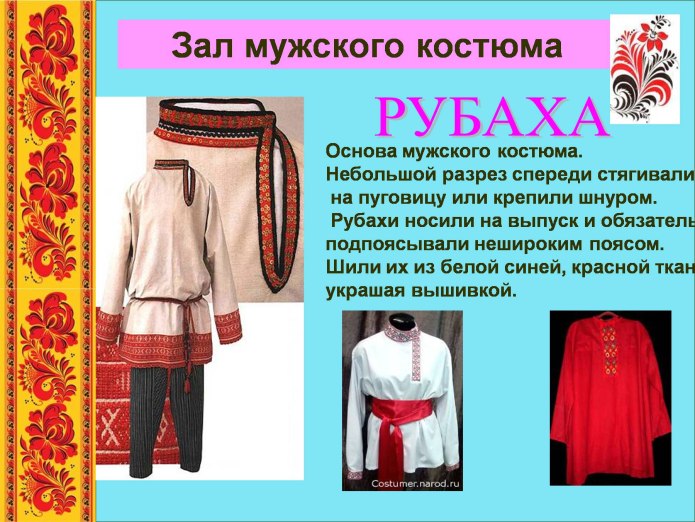 Предметы национальной одежды