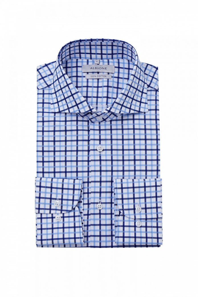 Рубашка в клеточку мужская Kiton