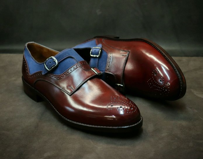 Кроссовки Броги Croco Cognac