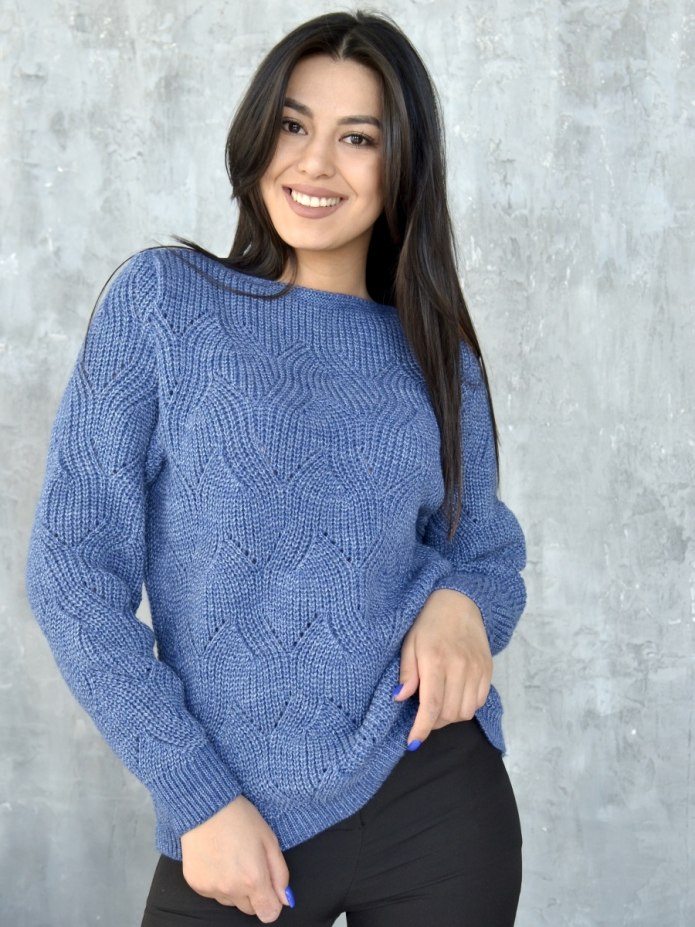 Сабрина мохеровый пуловер