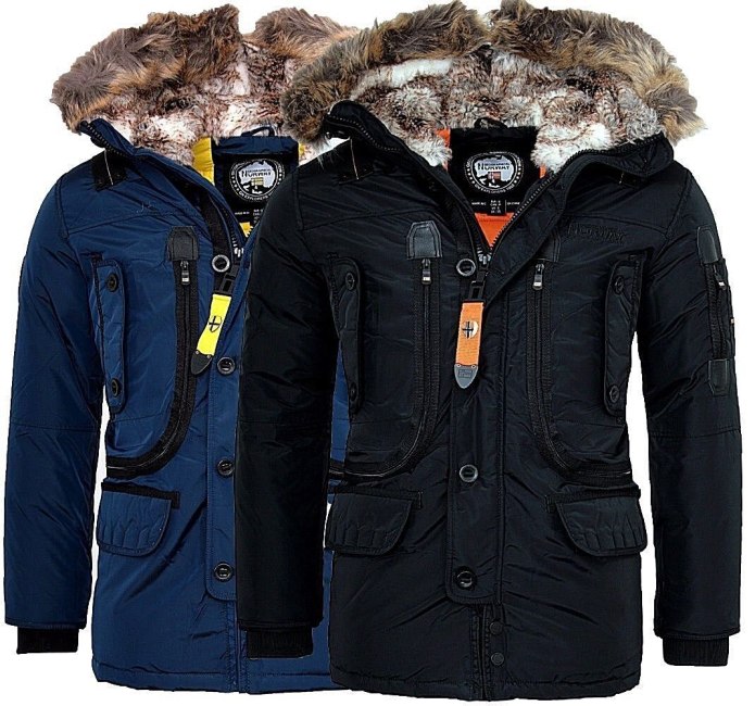 Куртка (Аляска) Parka Atlas 1 men 003, черный, geo.Norway