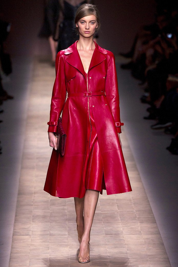 Selin Leather and fur кожаное пальто