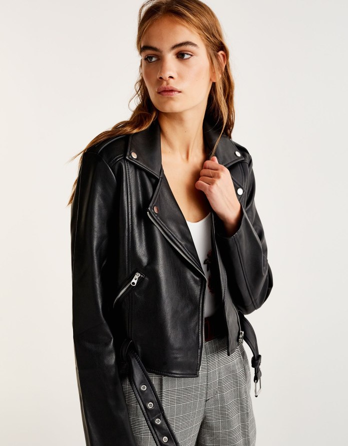 Pull and Bear кожаная косуха