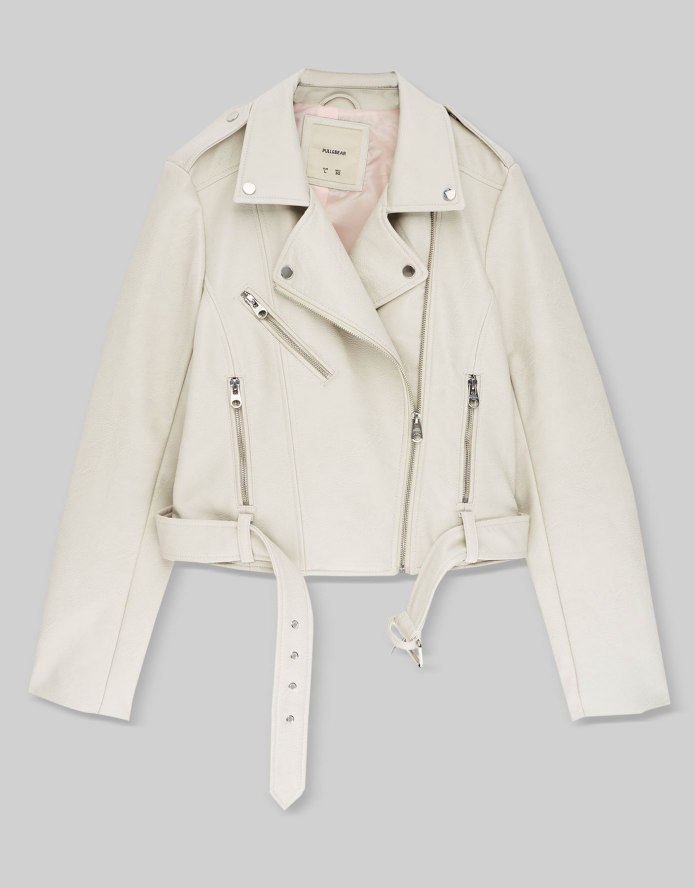 Косуха Pull and Bear белая