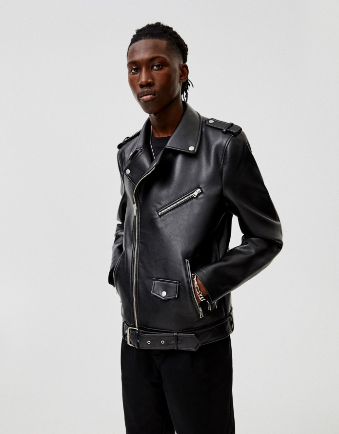 Красная косуха Pull Bear