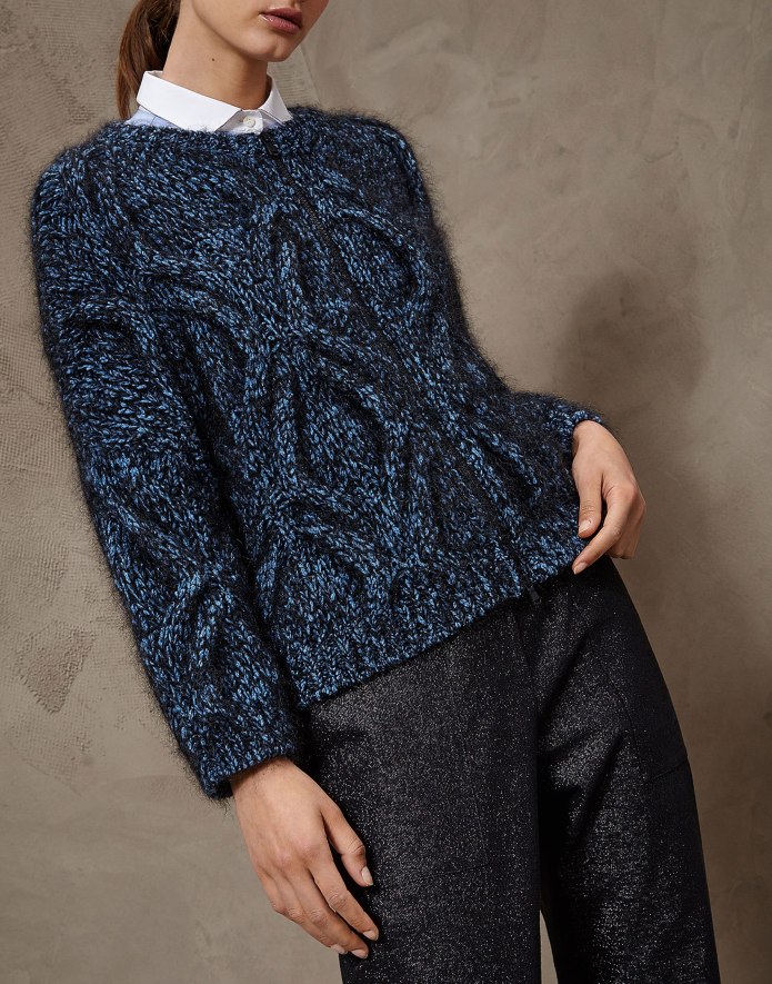 Джемпер Dazzling Nordic Cables Brunello Cucinelli