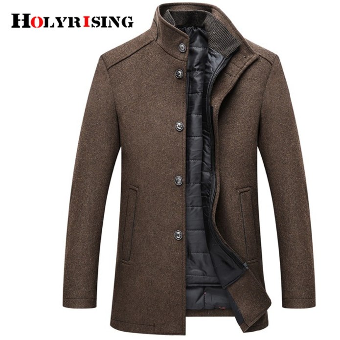 Holyrising пальто мужское