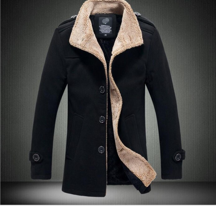 Мужское пальто woolen Coat