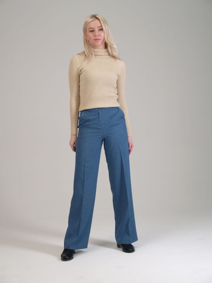 Джинсы wide Leg High Waist