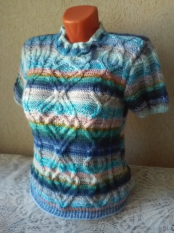 Жилет из джерси