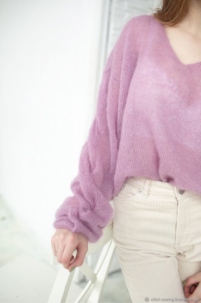 Джемпер из Mohair deja vu