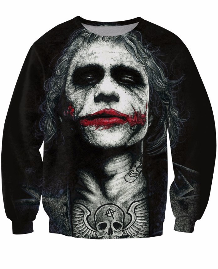 Толстовка с принтом Batman Joker