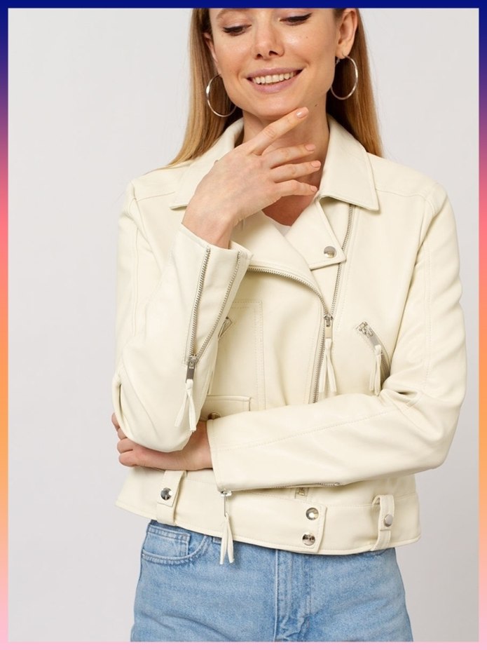 Замшевая косуха Zara