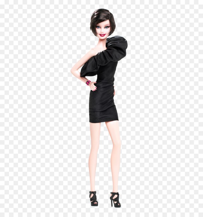 Кукла Barbie маленькое чёрное платье модель 13 коллекция 001.5, 29 см, t2164