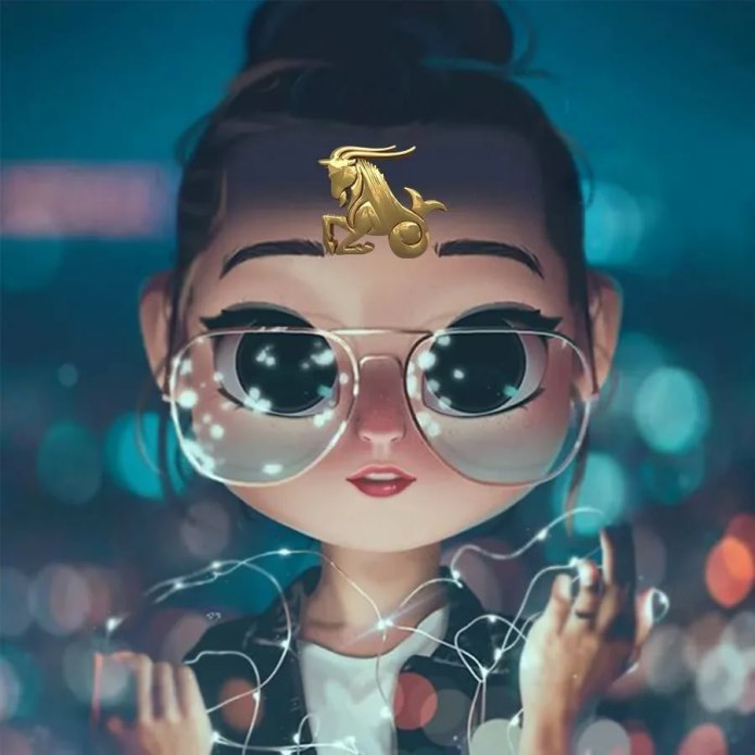 Мультяшная девочка