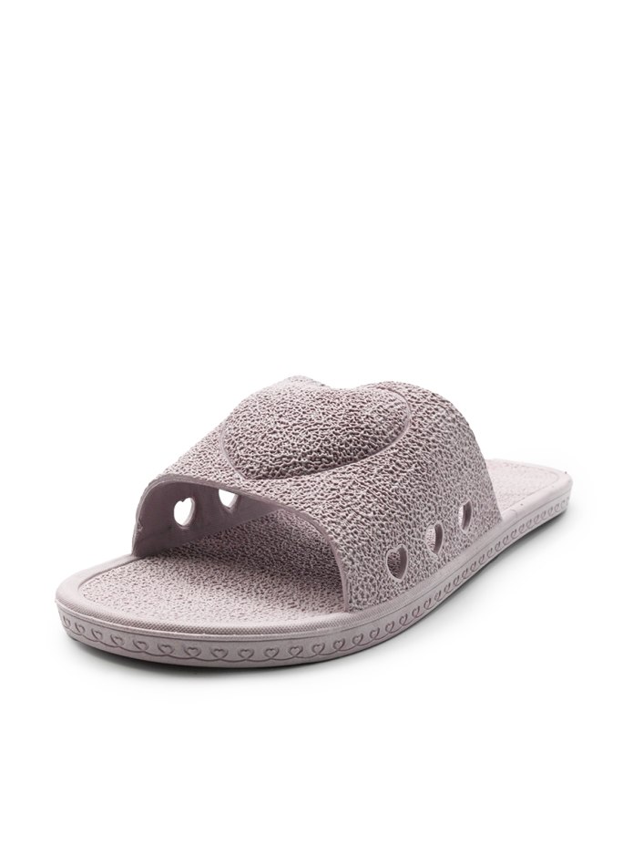 Crocs женские сланцы розовые с блестками