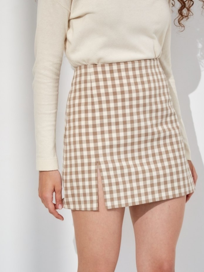 Whistles skirt - Bamboo Print