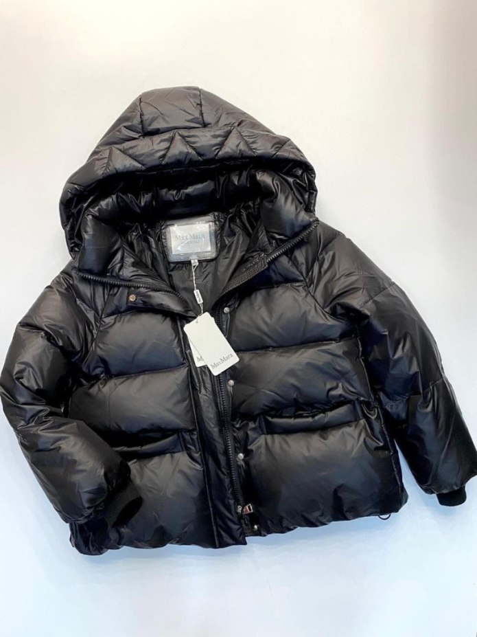 Пуховик удлиненный Max Mara черный