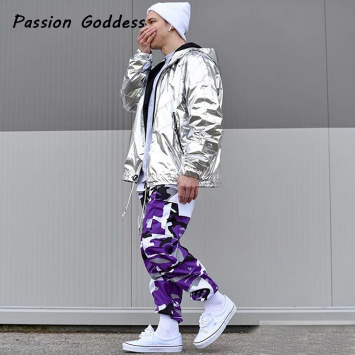 Брюки карго хип хоп Camo