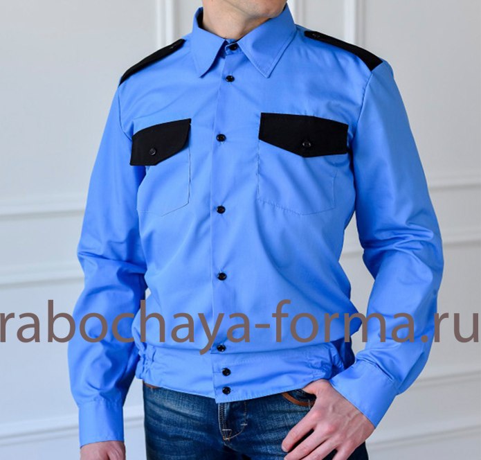 Мужская белая рубашка